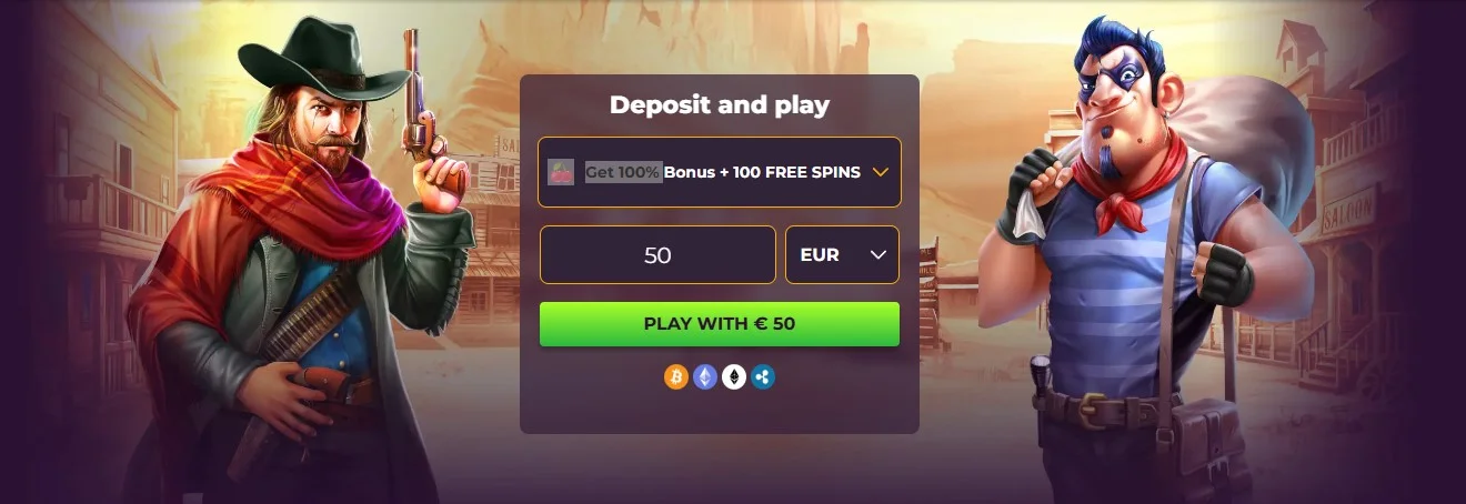 Wizebets welkomstbonus voor casino spelers